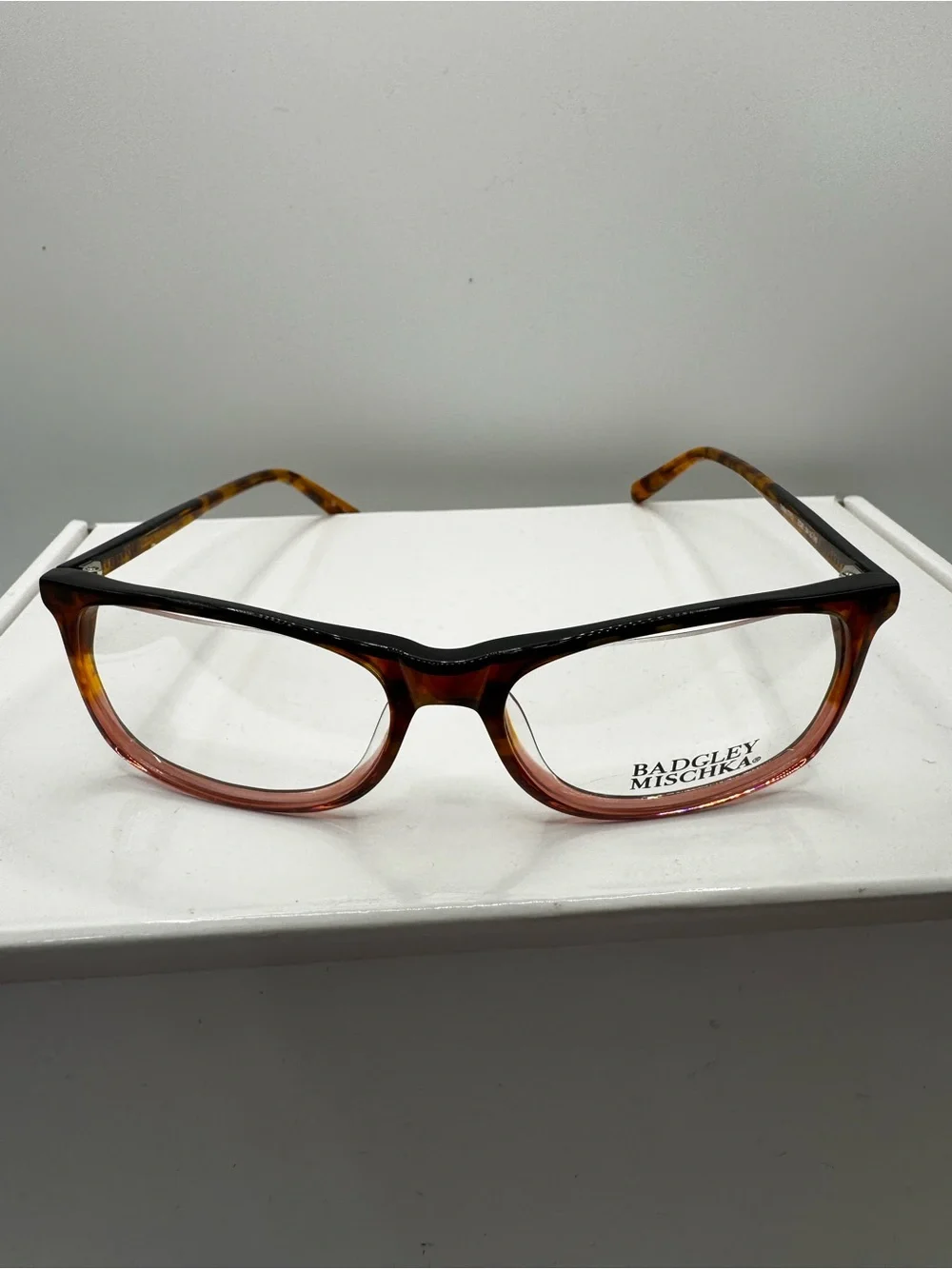 Badgley Mischka Edie Eyeglasses Frames Toffee Tortoise Amber 54-16-140 Women's